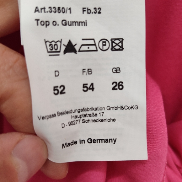 NEW Verpass sleeveless top Barbie pink new stretch blouse metal 22 plus size - Picture 9 of 13